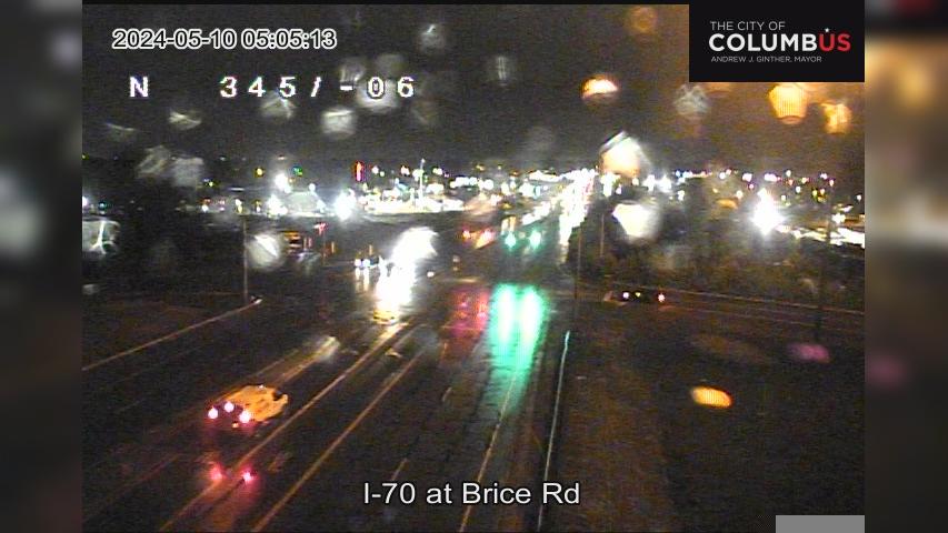 Traffic Cam Columbus: City of - I-70 at Brice Rd Player