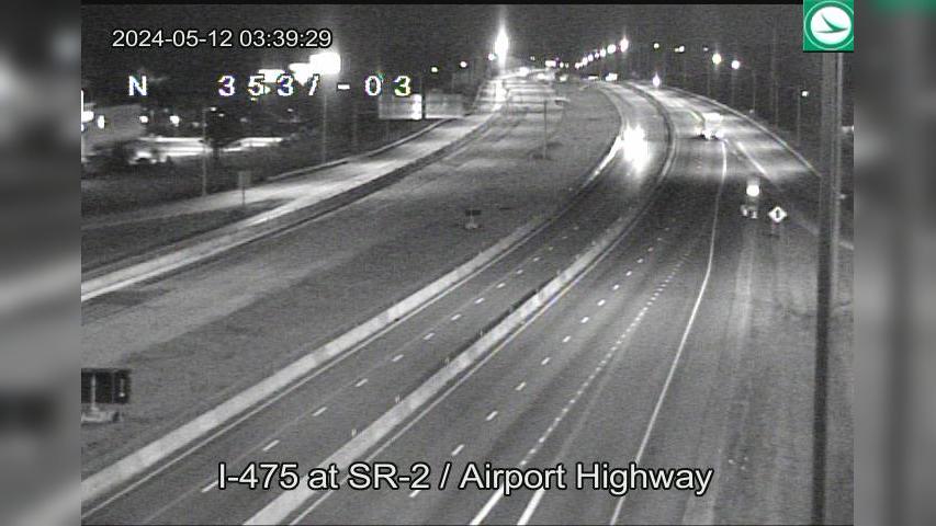 Traffic Cam Holland: I-475 at SR-2 - Airport Hwy Player