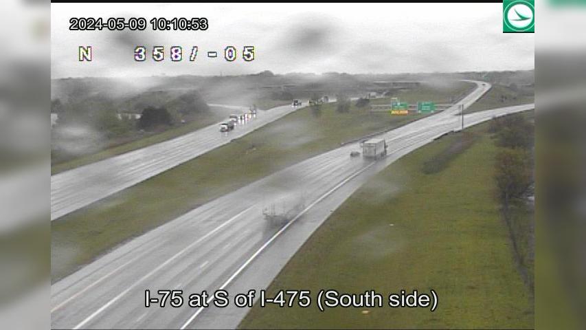 Perrysburg: I-75 at S of I-475 (South side) Traffic Camera
