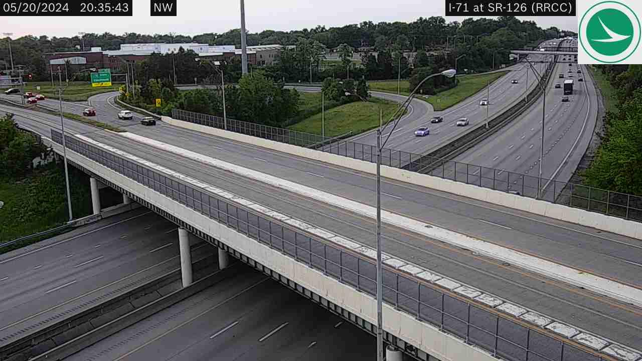 Montgomery: I-71 at SR-126 (RRCC) Traffic Camera