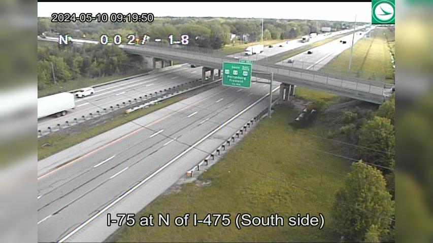 Traffic Cam Maumee: I-75 at N of I-475 (South side) Player