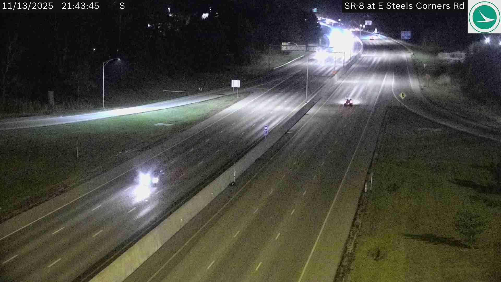 Traffic Cam Stow: SR-8 at E Steels Corners Rd Player