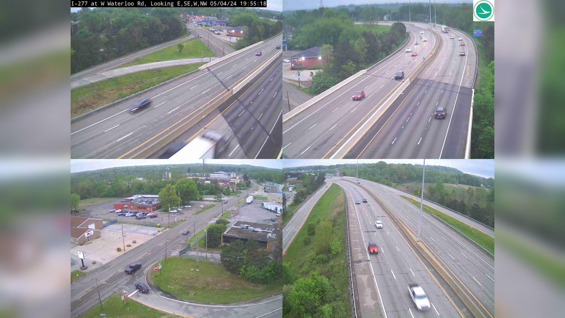 Traffic Cam Akron: I-277 at W Waterloo Rd Player