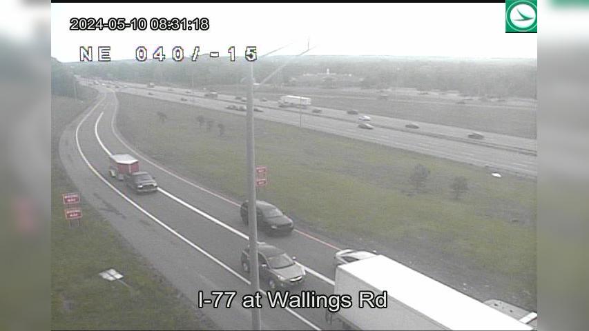 Broadview Heights: I-77 at Wallings Rd Traffic Camera