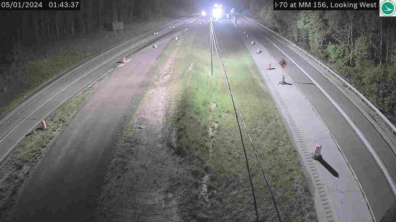 Traffic Cam Pleasant Grove: I-70 at MM 156, Looking East Player