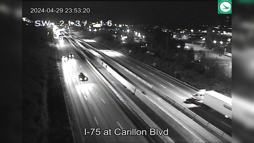 Dayton: I-75 at Carillon Blvd Traffic Camera