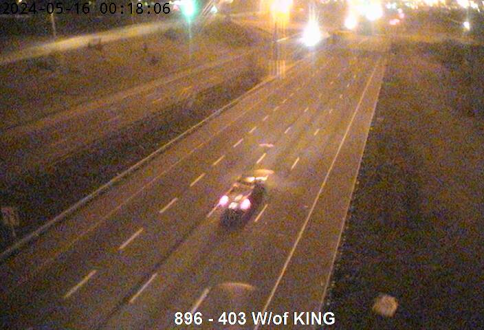 Traffic Cam Highway 403 west of King Road Player