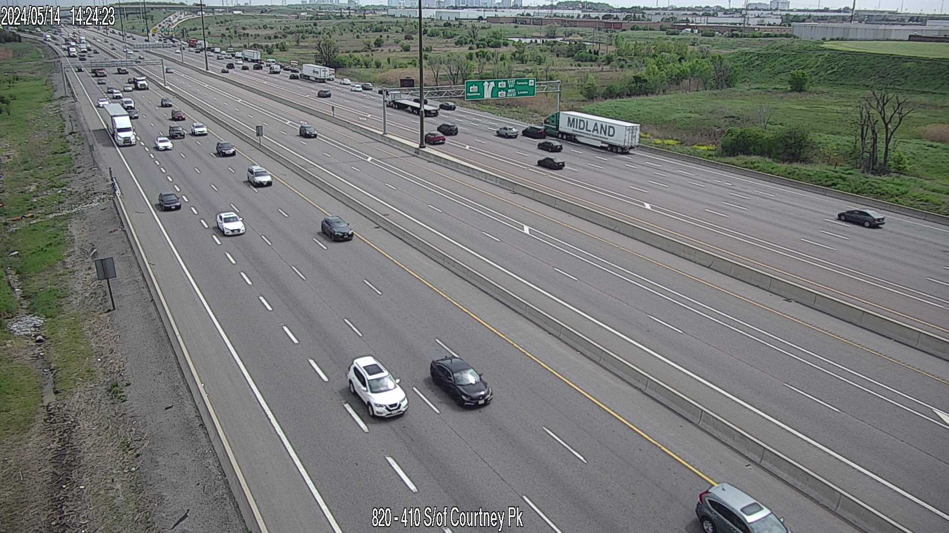 Traffic Cam Highway 410 near Courtney Park Road Player