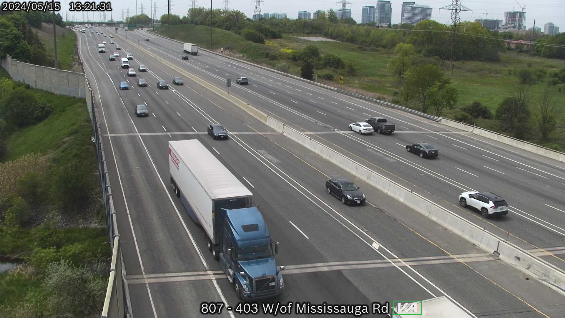 Traffic Cam Highway 403 near West of Mississauga Rd. Player
