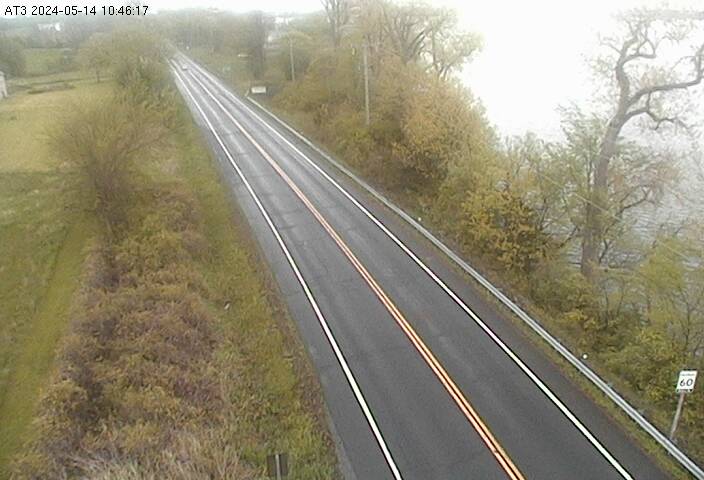 Traffic Cam Hwy 33 Approaching Ferry Dock #2 (Adolphustown Side) Player