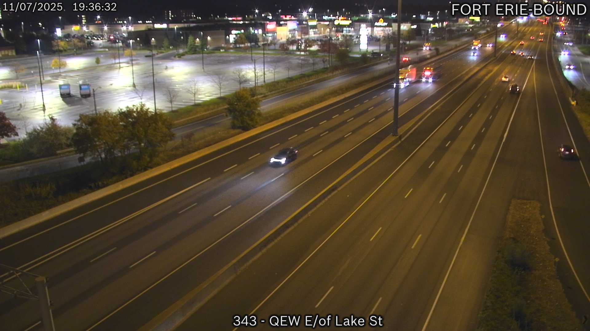 Traffic Cam QEW near Lake Street Player