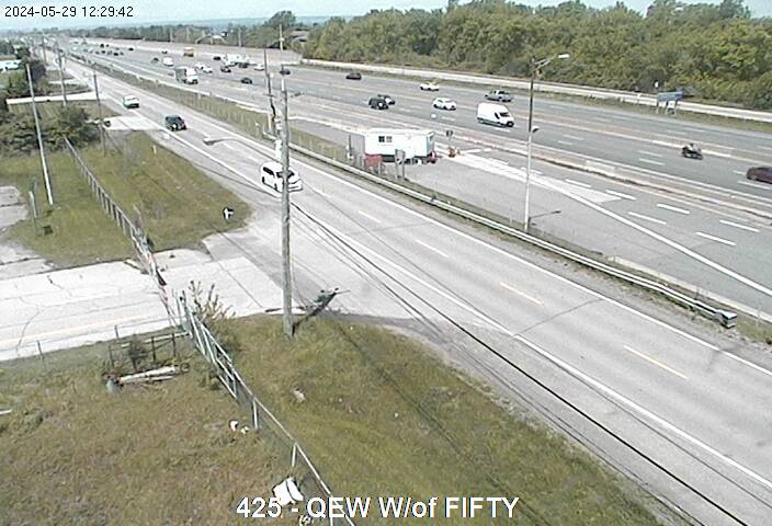 Traffic Cam QEW west of 50 Road Player