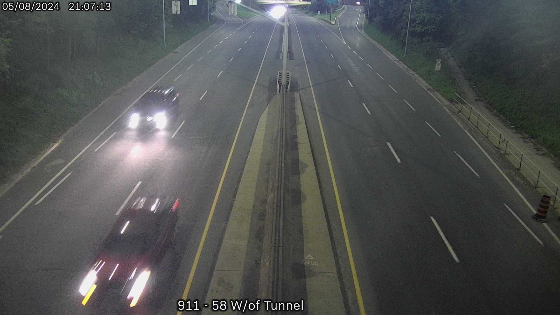 Eastbound Thorold Tunnel at the entrance Traffic Camera