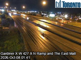 Traffic Cam Gardiner Expwy near Hwy 427 Player