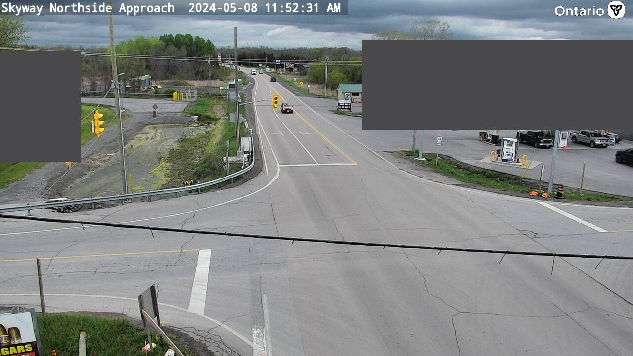 Highway 49 North of Quinte Skyway Bridge - South Traffic Camera