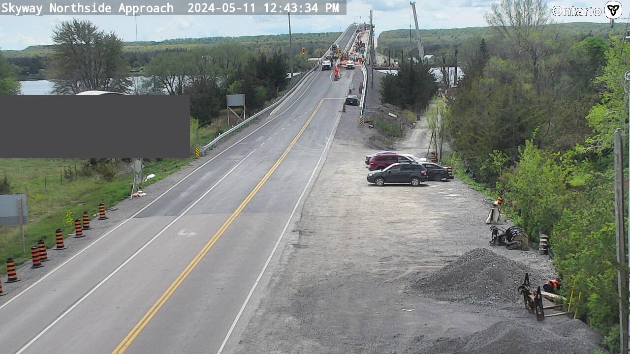 Highway 49 North of Quinte Skyway Bridge - North Traffic Camera
