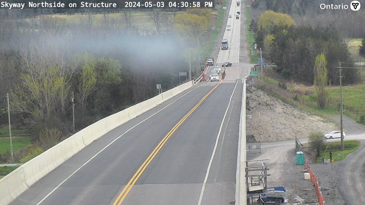 Highway 49 North Side Quinte Skyway - South Traffic Camera