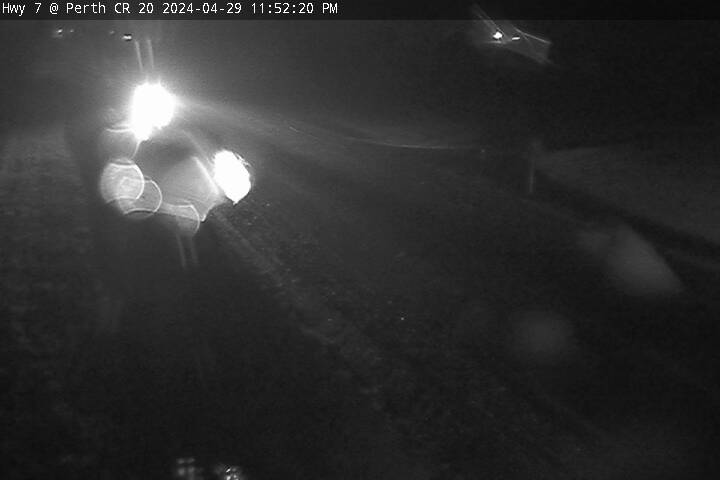 Traffic Cam Highway 7 near Perth County Road 20 - North Player