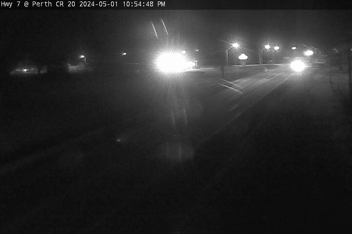 Traffic Cam Highway 7 near Perth County Road 20 - South Player
