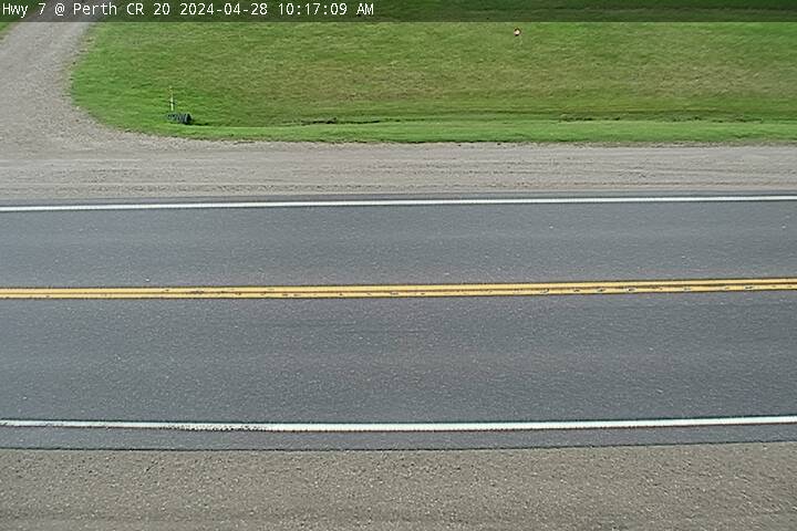 Highway 7 near Perth County Road 20  - East Traffic Camera