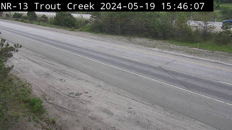 Traffic Cam Highway 11 near Trout Creek  - North Player