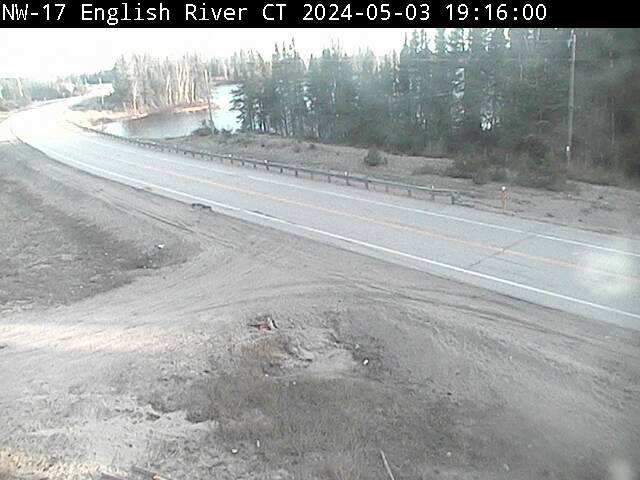 Traffic Cam Highway 17 near English River (Central Time) - East Player