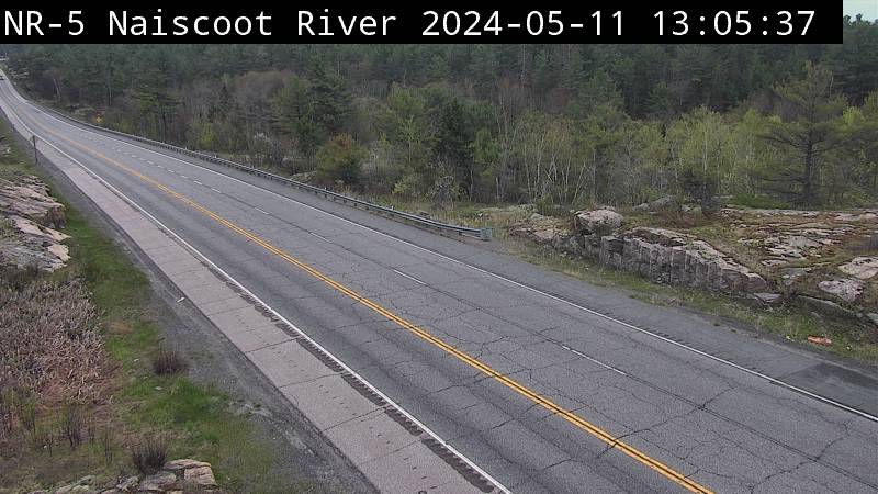 Highway 69 at Naiscoot River Bridge - South Traffic Camera