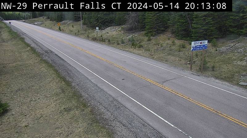 Traffic Cam Highway 105 near Perrault Falls (Central Time) - South Player