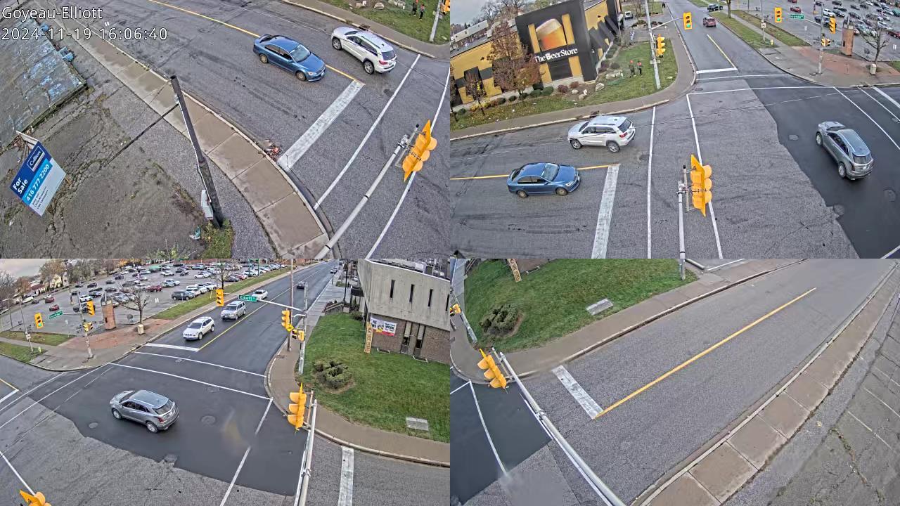 Traffic Cam Windsor: Goyeau St & Elliot St Player