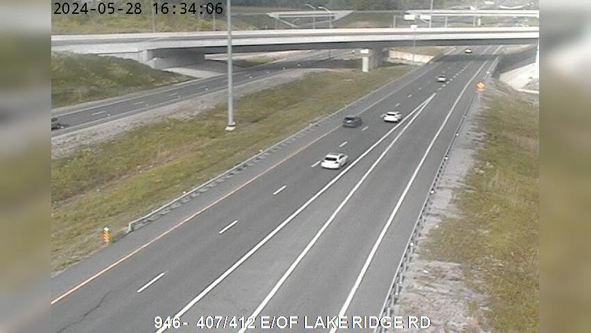 Traffic Cam Whitby: 407 - 412 (East of Lakeridge Road) Player