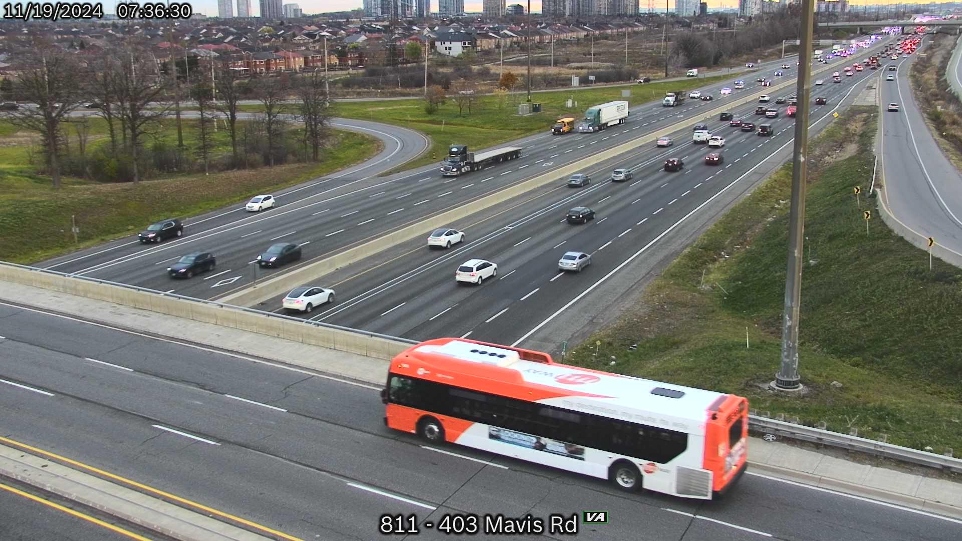 Mississauga: Highway 403 near Mavis Road Traffic Camera