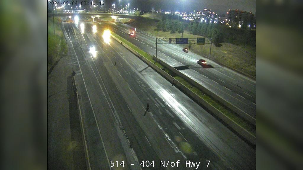 Traffic Cam Buttonville: Highway 404 North of Highway Player