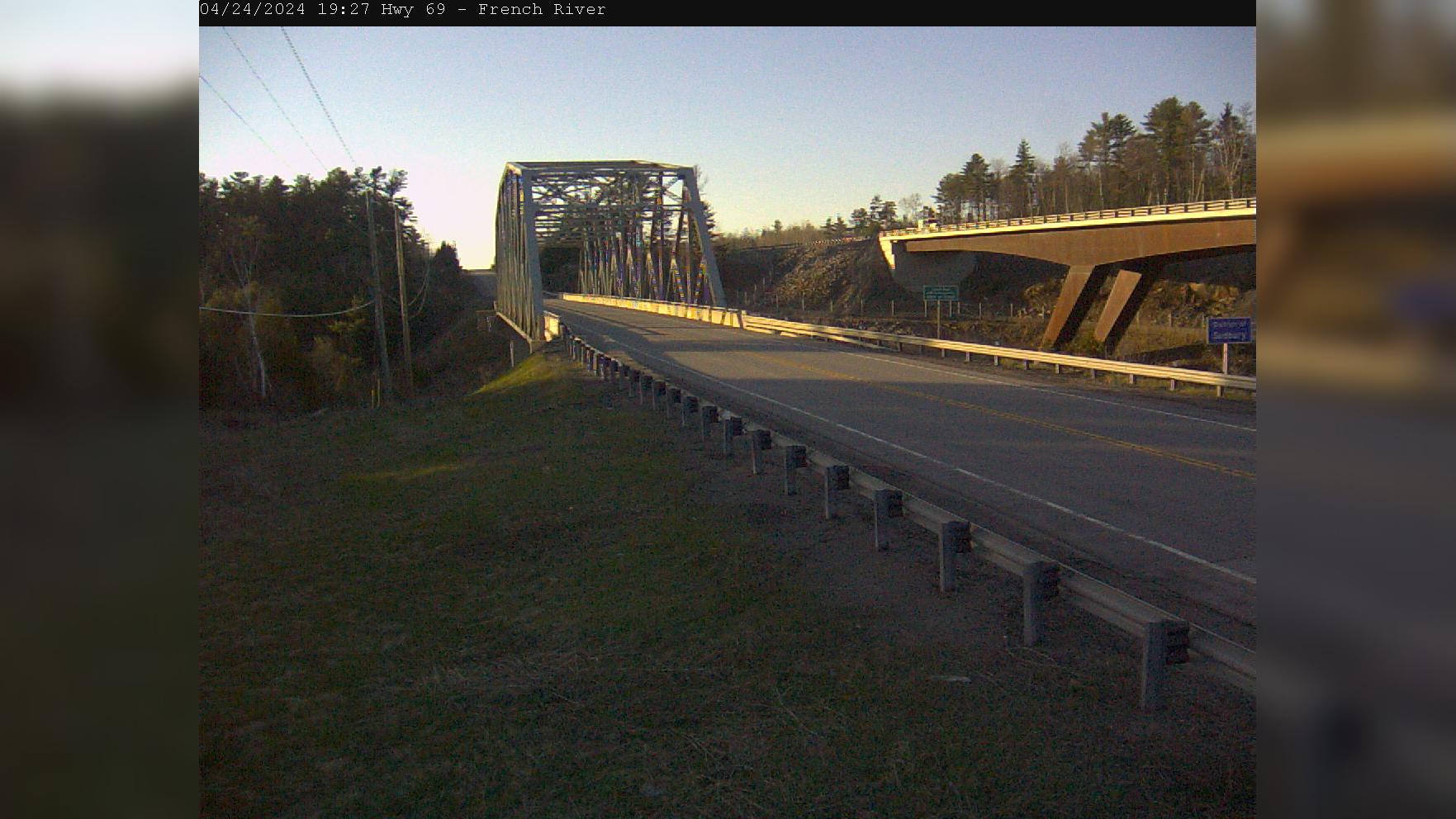 Unorganized Centre Parry Sound: Highway 69 near French River Br Traffic Camera