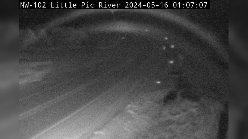 Traffic Cam Unorganized Thunder Bay District: Highway 17 near Neys Provincial Park Player