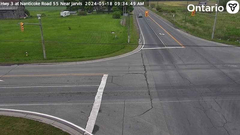 Traffic Cam Jarvis: Highway 3 at Player
