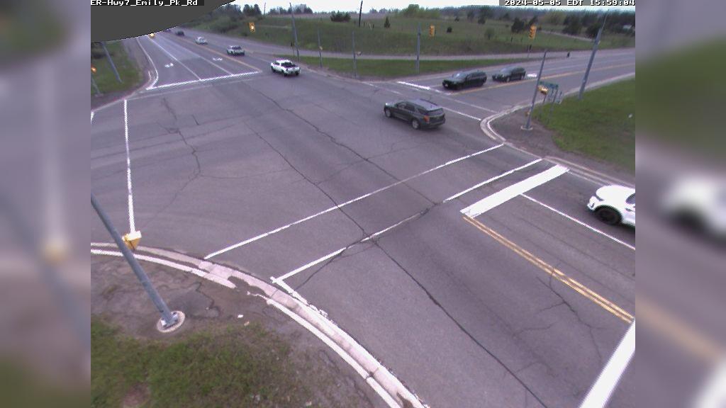 Omemee: Highway 7 at Emily Park Rd Traffic Camera