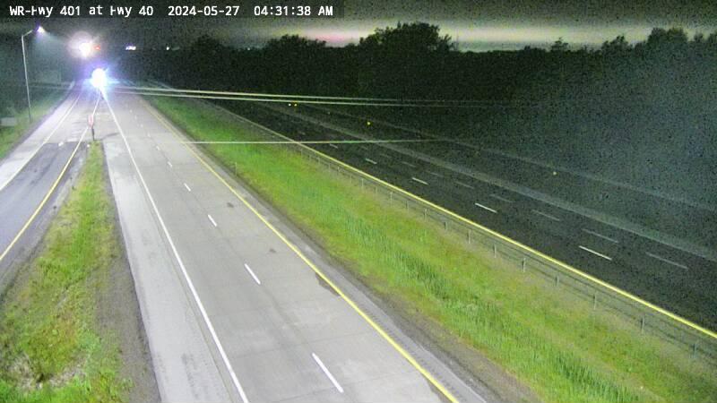 Chatham: Highway 401 near Highway Traffic Camera