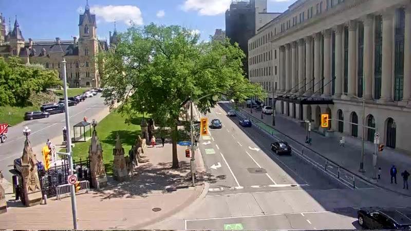 Traffic Cam (Old) Ottawa: Wellington Street & Bank Street Player