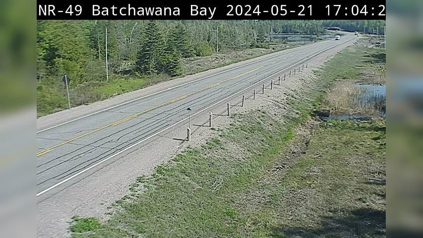 Unorganized North Algoma: Highway 17 near Batchawana Bay Traffic Camera