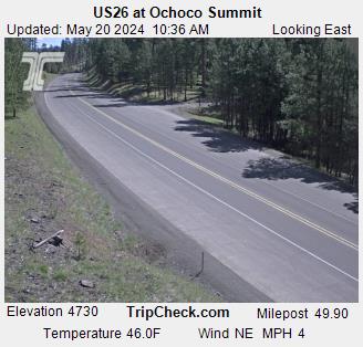 Traffic Cam US 26 at Ochoco Summit Player