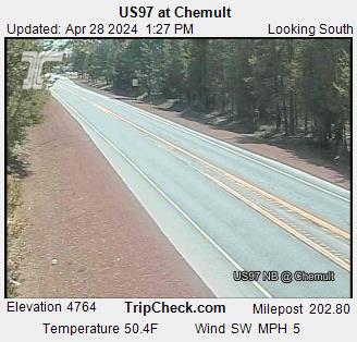 US 97 at Chemult Traffic Camera