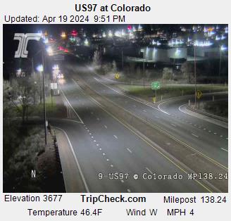 Traffic Cam US 97 at Colorado Player