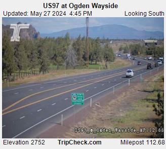 Traffic Cam US 97 at Ogden Wayside Player