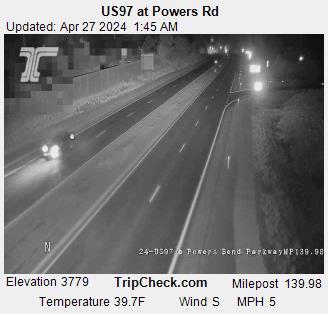 Traffic Cam US 97 at Powers Rd  Player