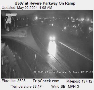 Traffic Cam US 97 at Revere Parkway On-Ramp  Player