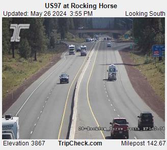 Traffic Cam US 97 at Rocking Horse SB Player