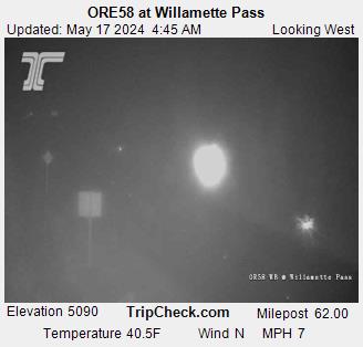 Traffic Cam ORE58 at Willamette Pass Player