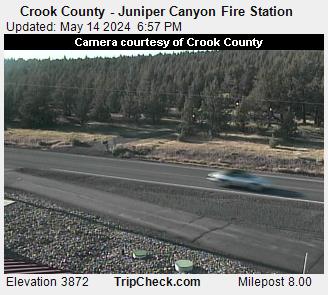 Crook County - Juniper Canyon Fire Station Traffic Camera