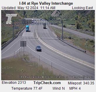 Traffic Cam I-84 at Rye Valley Interchange Player