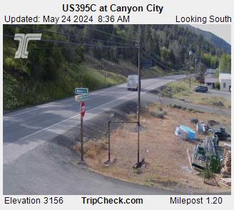 Traffic Cam US 395C at Canyon City Player